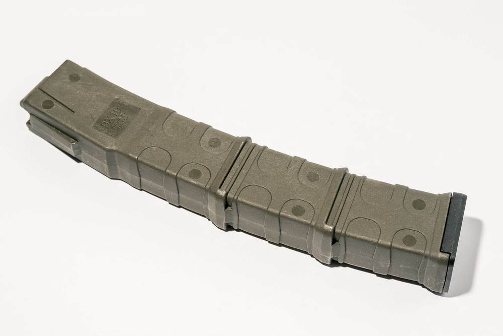 Магазин PufGun для Сайга-9, 9×19, 30 патронов, хаки