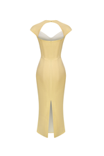 Платье миди из вискозного крепа