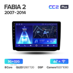 Teyes CC2 Plus 10.2" для Skoda Fabia 2007-2014