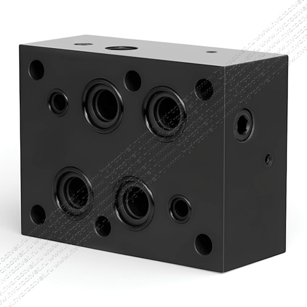 EB408 - Плита-переходник, Ду25 -> Ду16, ISO 4401-08 -> ISO 4401-07, CETOP08 - CETOP07