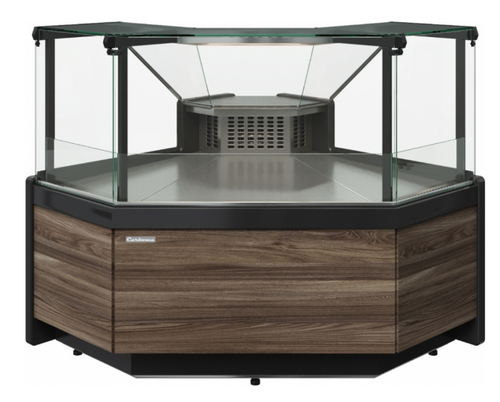 Холодильная витрина CARBOMA BAVARIA 3 GC111 VV-6-1 динамика без боковин