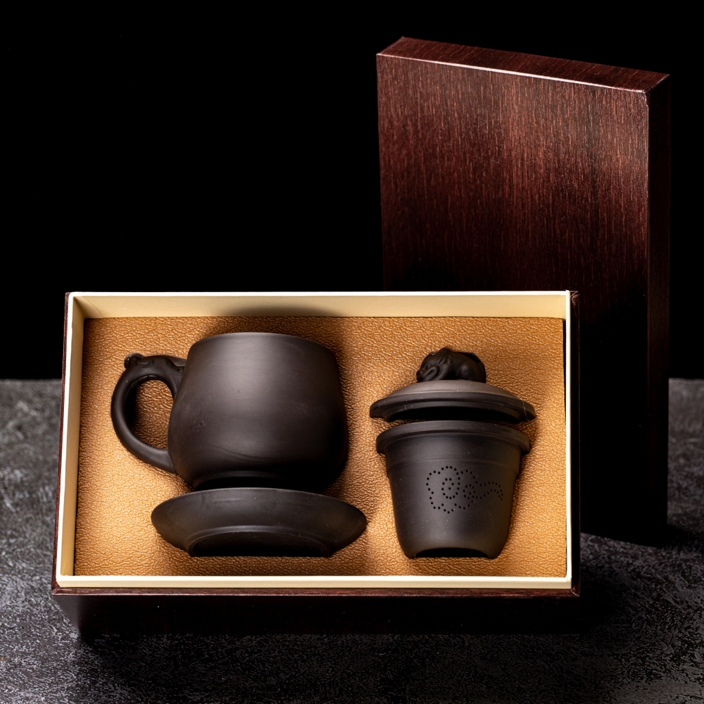 Кружка с ситом из исинской глины