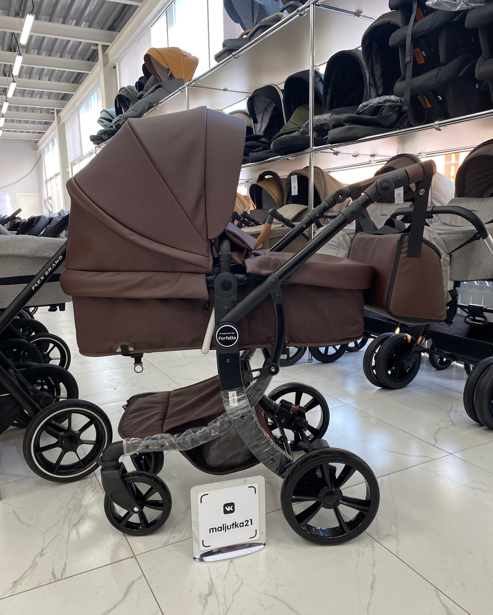 Коляска трансформер Aimile Original Autumn (Шоколадный / Chocolate AA-7)
