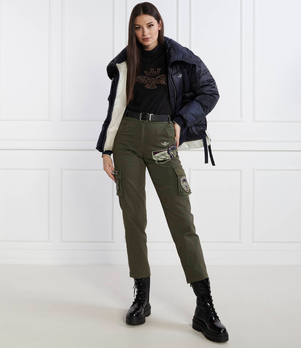 Брюки карго Aeronautica Militare - зеленый(PA1571DCT3221)