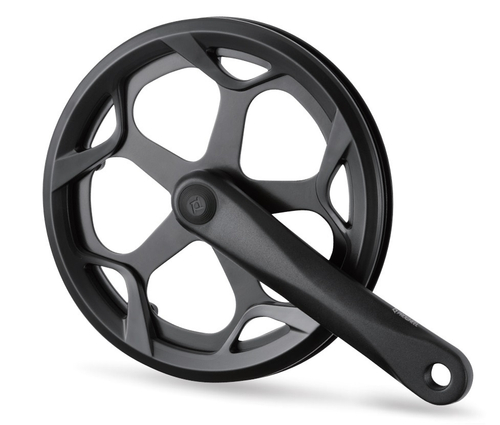 Система Prowheel CITY/FOLDING 1x1S, 52T, сталь, защита, 175, алюм, Chainline 44.5, под 116 черн.