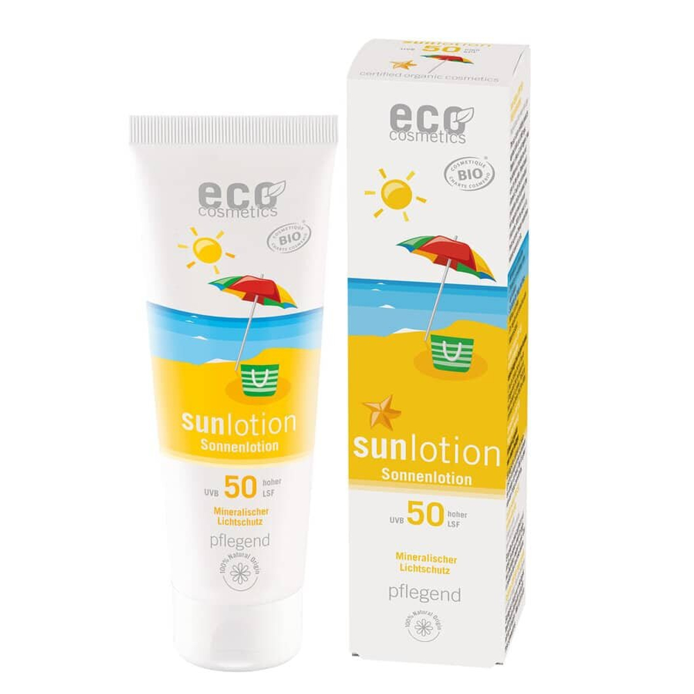 Солнцезащитный лосьон Eco Cosmetics SPF 50, 125 мл