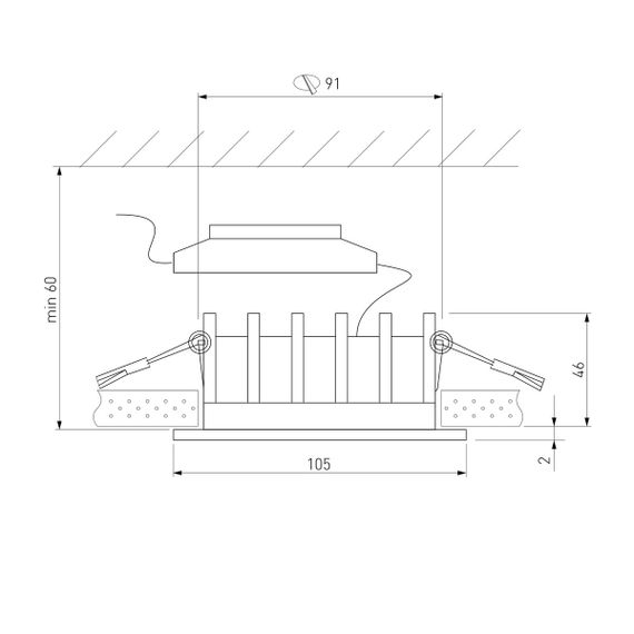 Встраиваемый светодиодный светильник Elektrostandard Combi 25068/LED a069007