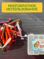 Набор силиконовых приманок для рыбалки Тиога