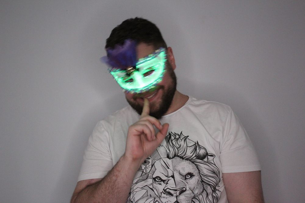Светящаяся Карнавальная маска