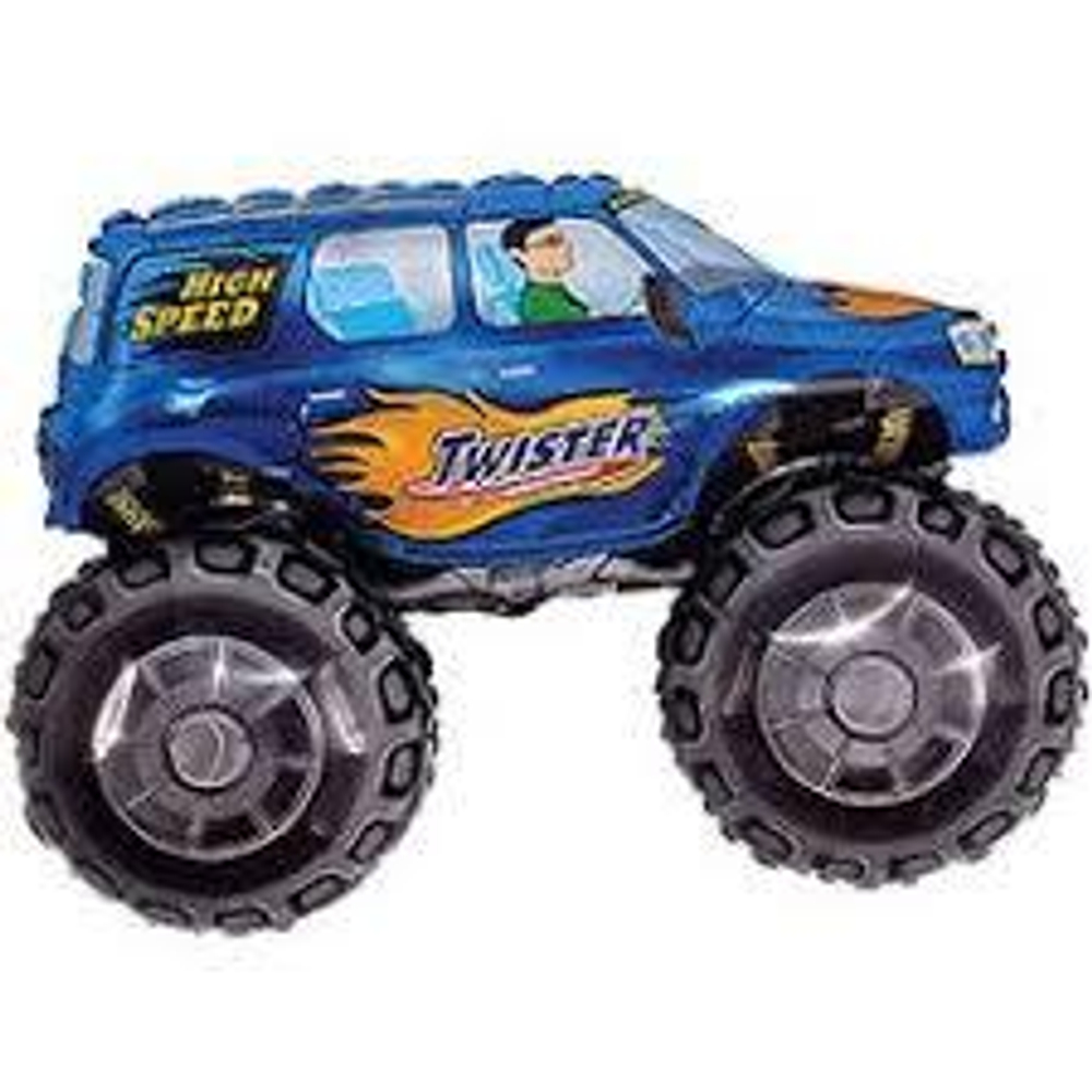 Шар (38""/97 см) Фигура, Бигфут, Синий, 1 шт. В087