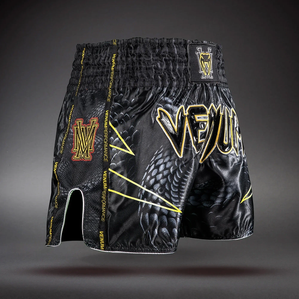 Шорты Venum Matupa Muay Thai black/grey/gold