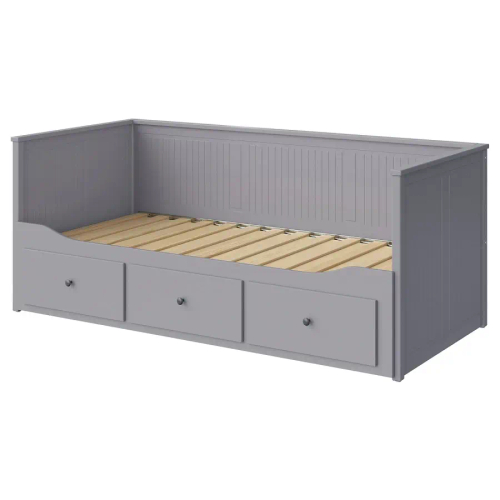 Кушетка - IKEA HEMNES, 80x200 см, серый, Хемнэс ИКЕА