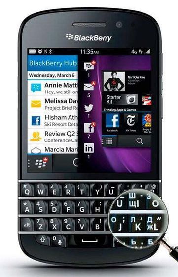 BlackBerry Q10 SQN100-3 LTE 4G черный