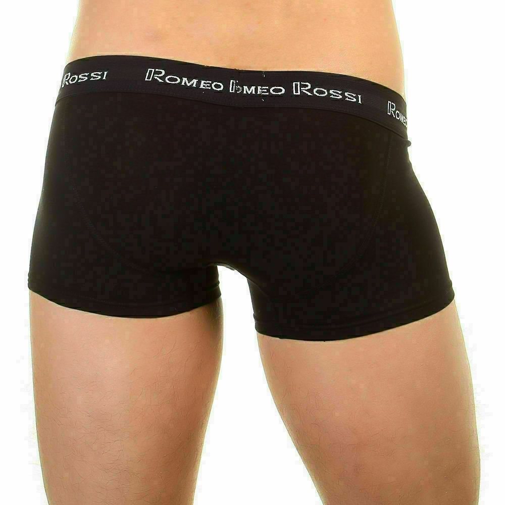 Мужские трусы хипсы черные Romeo Rossi RR365-102