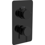 Встраиваемый смеситель для душа и ванны двухпроходной Boheme CELL 135-2-SGM SHINE GUN METAL