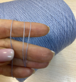 Пряжа на бобине 100г (Италия) 20% кашемир 13% шелк 54% хлопок 13% вискоза 100г-1730м