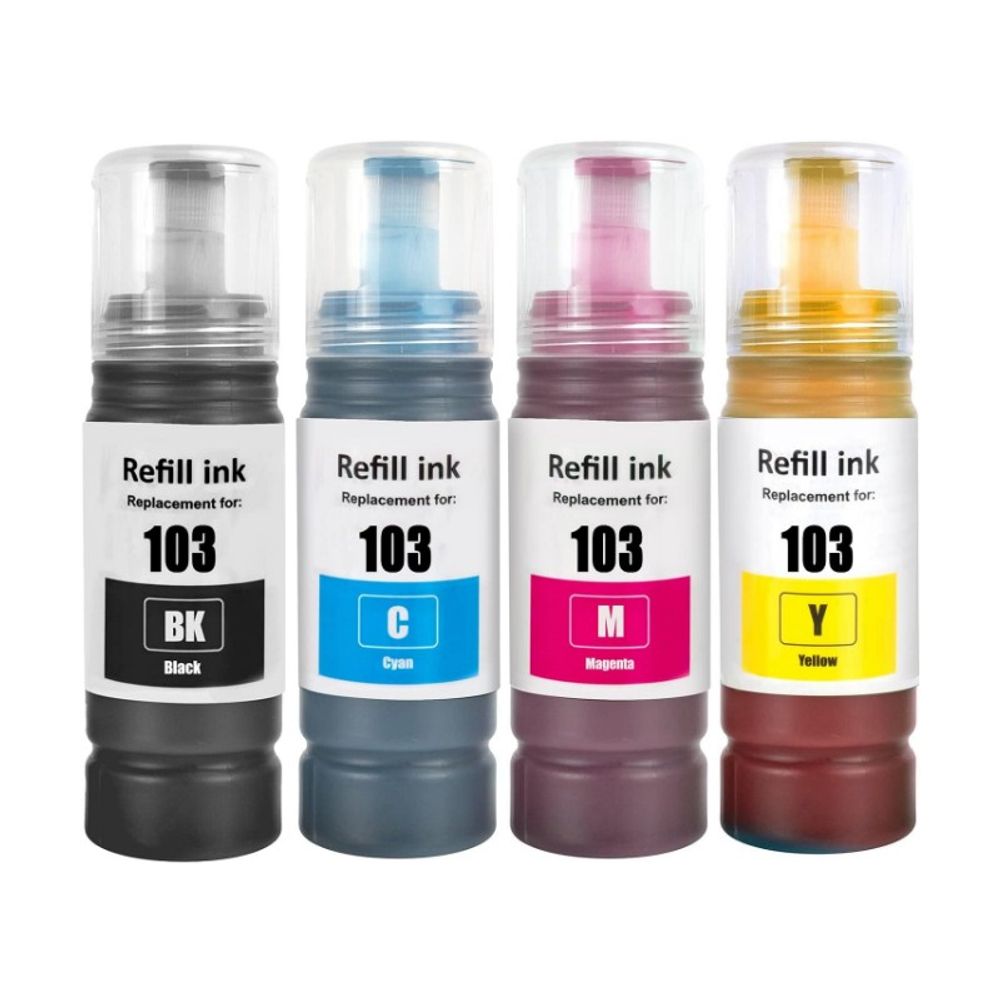 Набор чернил AQ, аналог Epson Multipack 103 для L3100/L3101/L3110/L3150/L3151 (CMY BK 4x70ml)