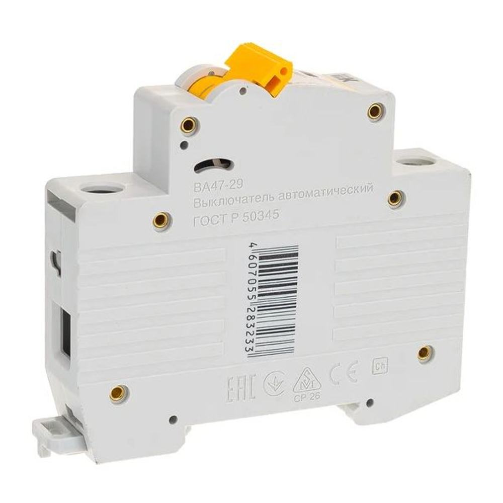 Выключатель автоматический модульный 1п C 20А 4.5кА ВА47-29 KARAT IEK MVA20-1-020-C