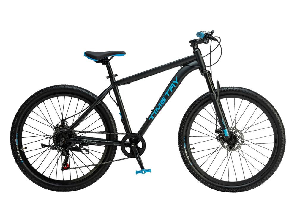 Велосипед 27,5" TIMETRY TT322  7 ск. черный синий