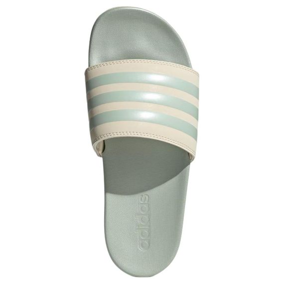 Adidas Adilette 'Wonder White Linen Green Metallic'