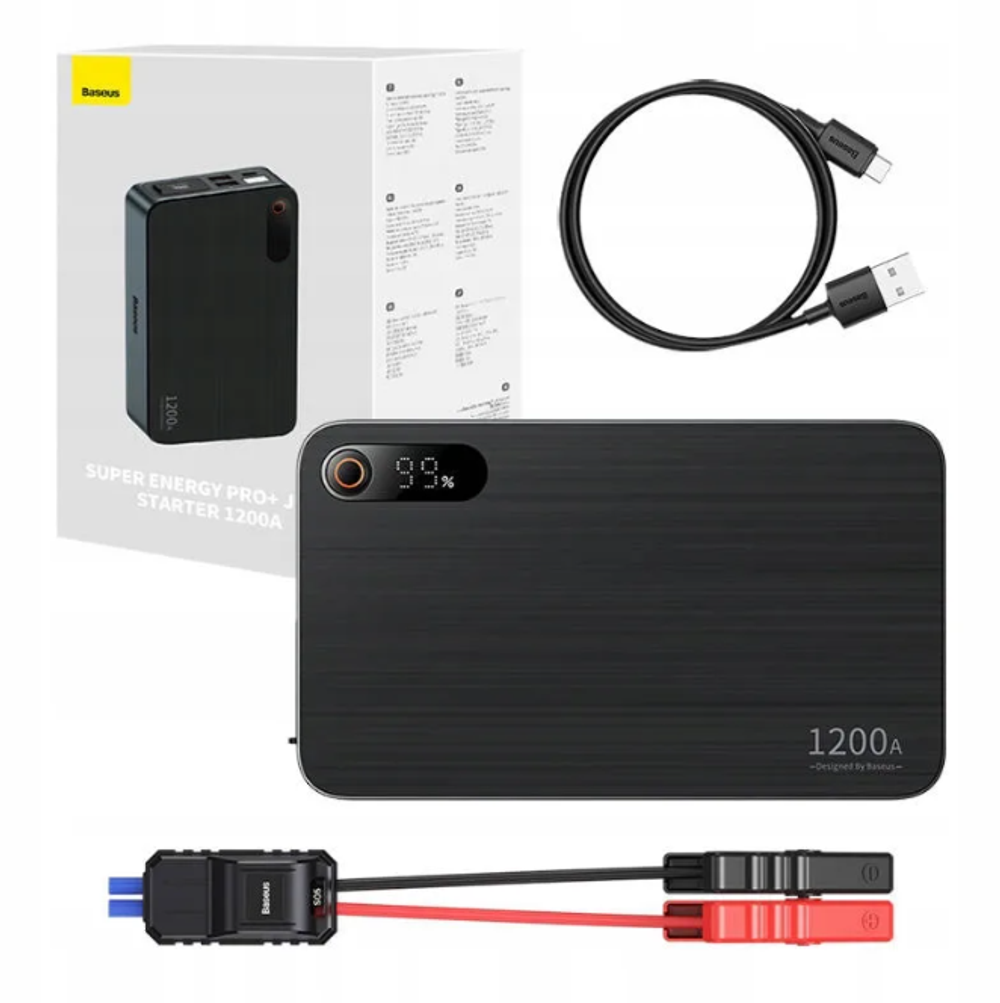 Автомобильный стартер Baseus C00245700111-00 Super Energy Pro+ 1200A Car Jump Starter Black