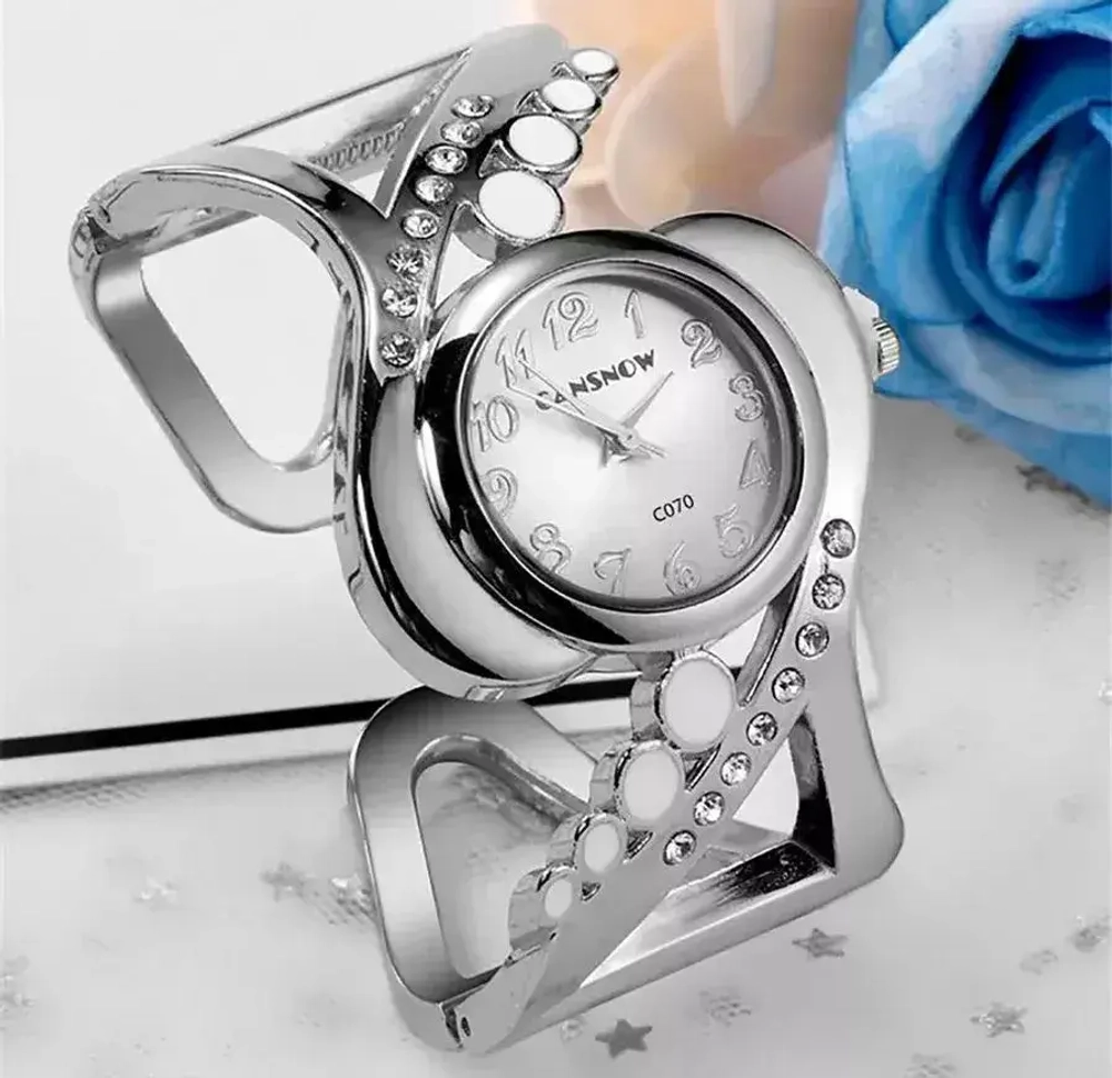 Часы-браслет кварцевые CANSNOW, серебристый W8030-04