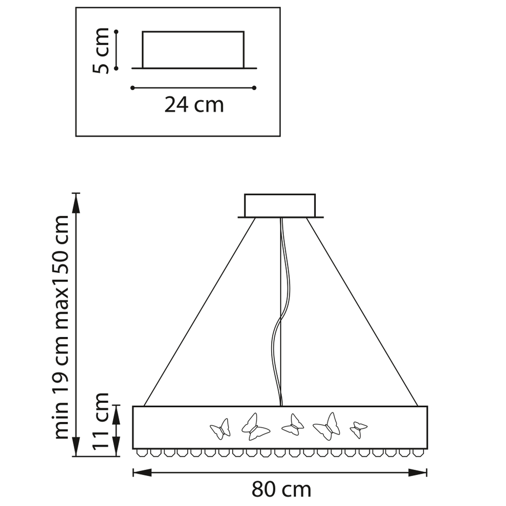 Подвесная светодиодная люстра Lightstar Faraone 701181
