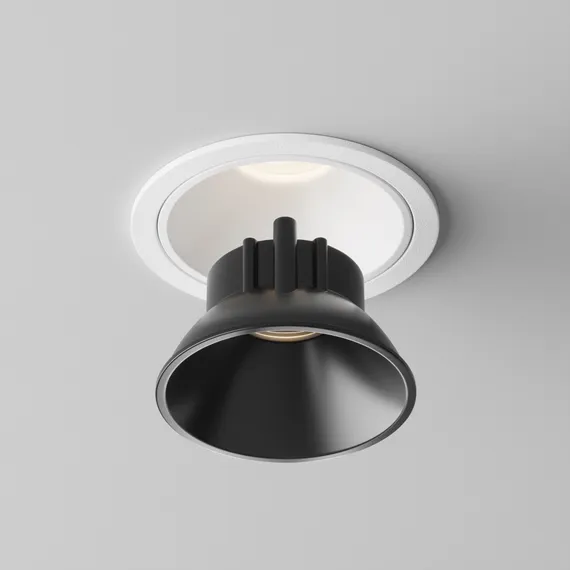 Декоративная черная рамка-отражатель для светильников серии Альфа / Alfa LED Technical ring8-10w-rd-b