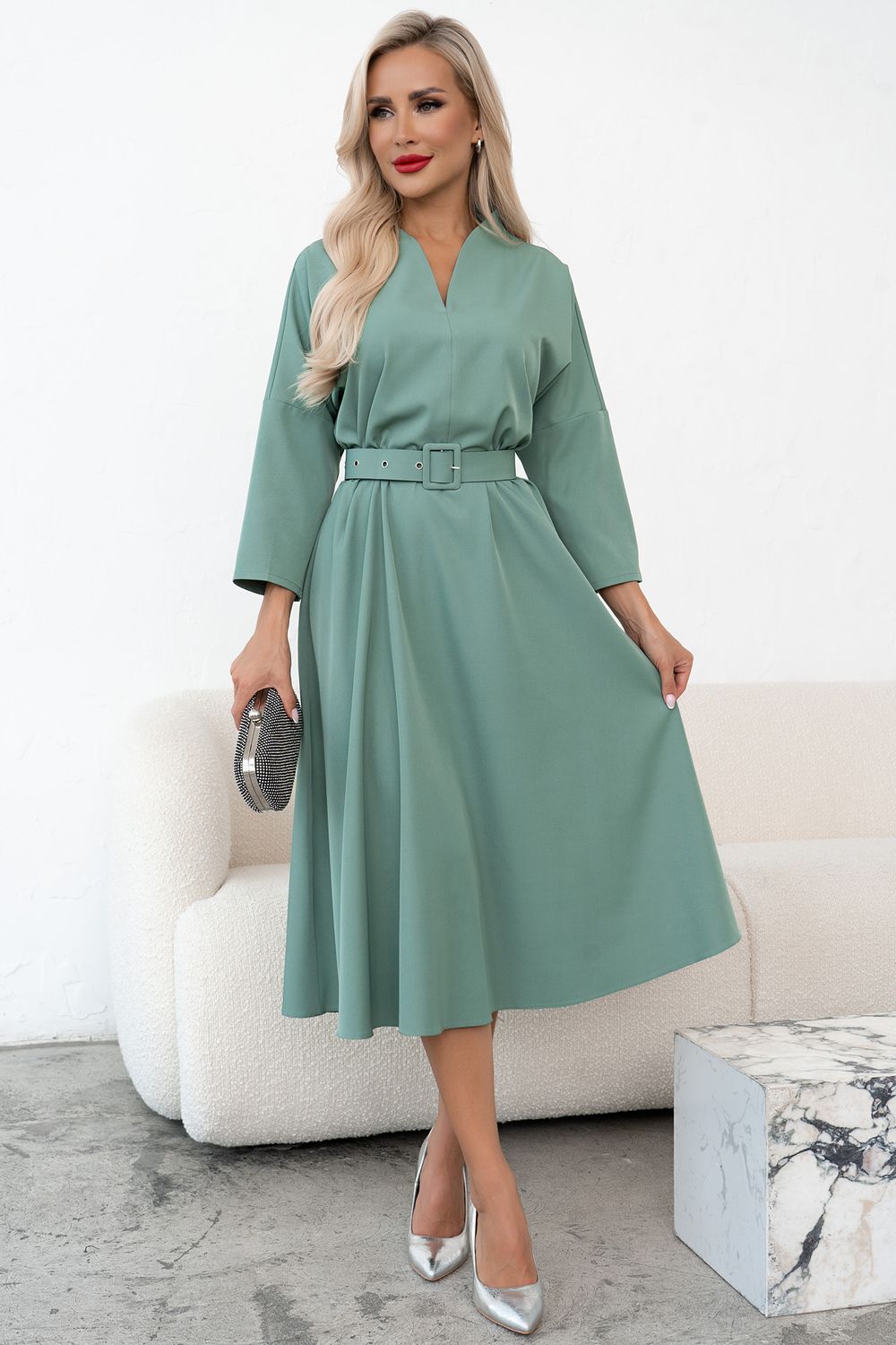 Платье Турин (фисташка) Р11-1222/3 Nikol (Акция)