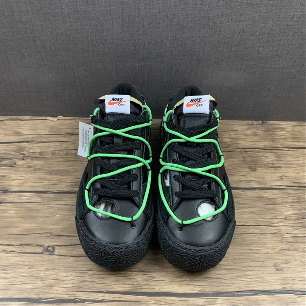 Nike Blazer Low Off-White Black Electro Green