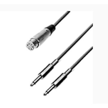 Neumann AC 27 - Кабель для блока питания BS 48 i или N 48 i, 5-pin XLR F / 2х6.3 mm mono jack, 0.3 м