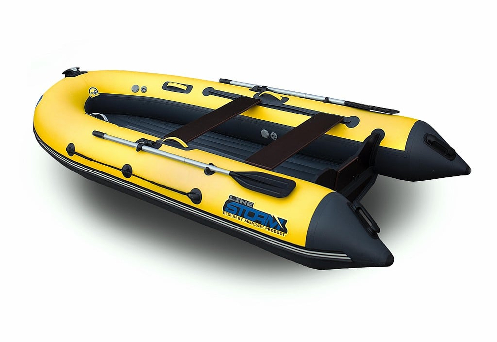 Лодка ПВХ STORMLINE Air Trimaran 430 + 2х-тактный лодочный мотор MERCURY ME 30 E