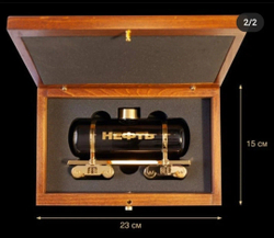 Сувенирный вагон "Баррель нефти" в подарок нефтянику"