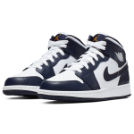 Кроссовки Air Jordan 1 Mid GS Obsidian