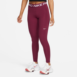 Женские теннисные брюки Nike Pro 365 Tight Women - Dark Red