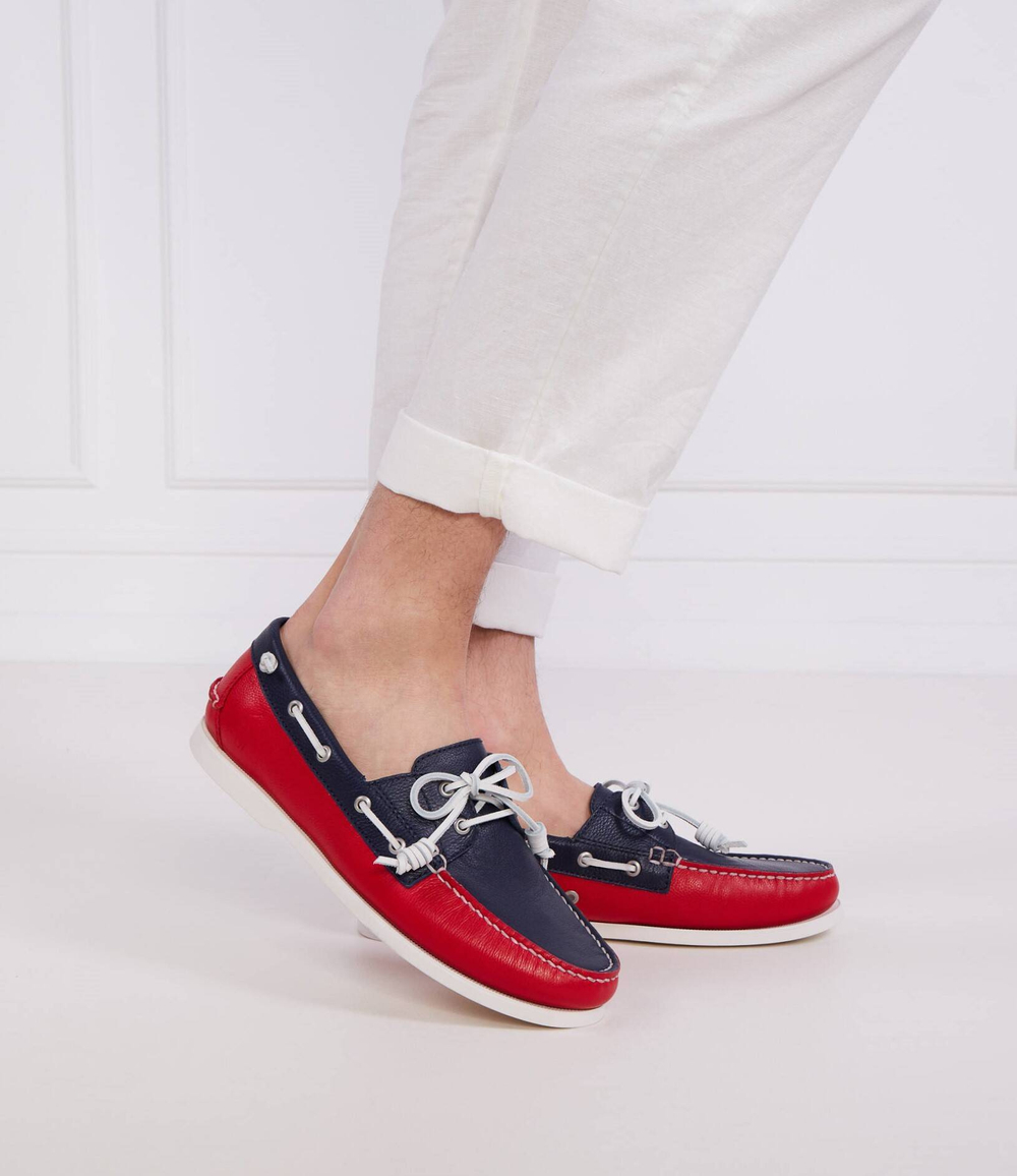 Кожаные мокасины POLO RALPH LAUREN - темно-синий(803893737)