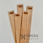 Деревянные фитили с дизайном