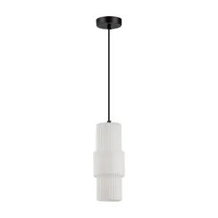 5017/1 MODERN ODL23 481 черный/белый матовый металл/стекло Подвес E14 1*40W PIMPA