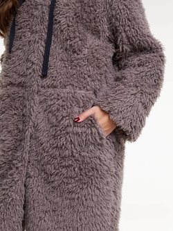 Шуба чебурашка из шерсти, SilverFox (арт. 969)