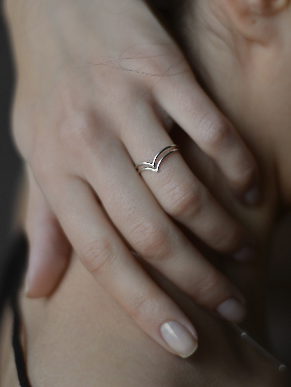 Кольцо V-3, серебро