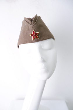 Пилотка военная защитного цвета