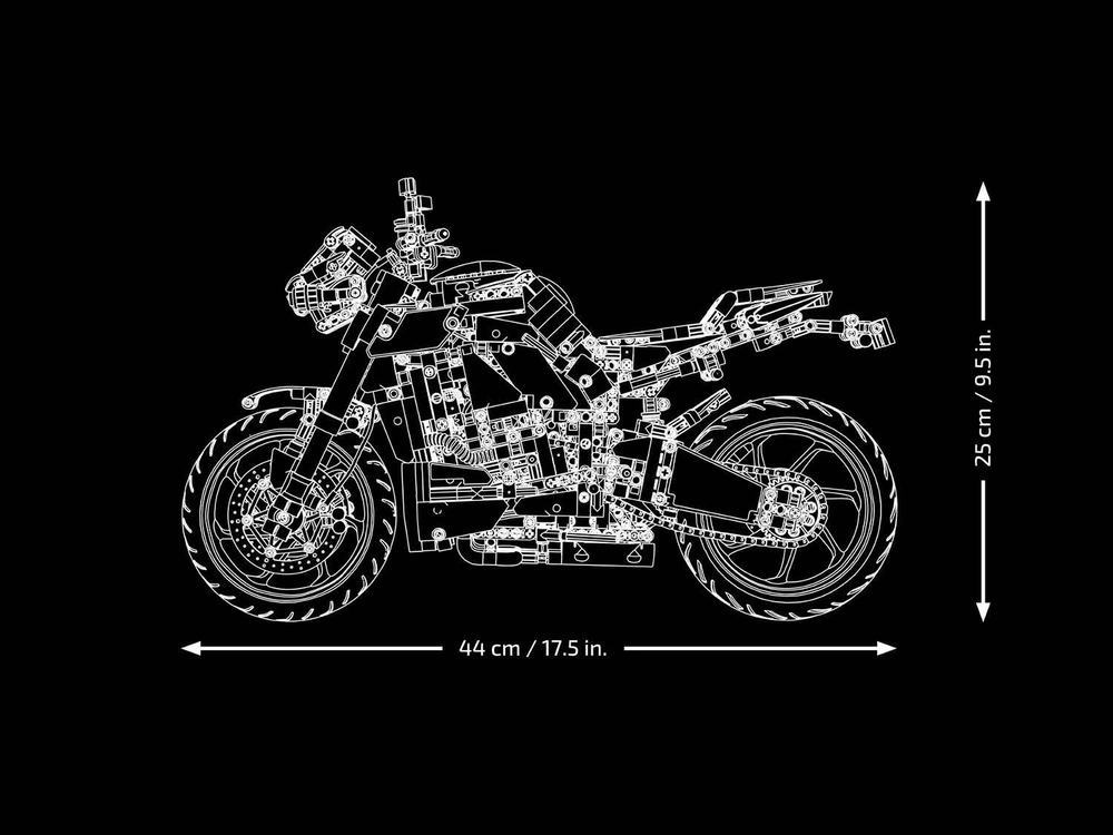 LEGO Technic Yamaha MT-10 SP 42159 — мотор для взрослых (УЦЕНКА)