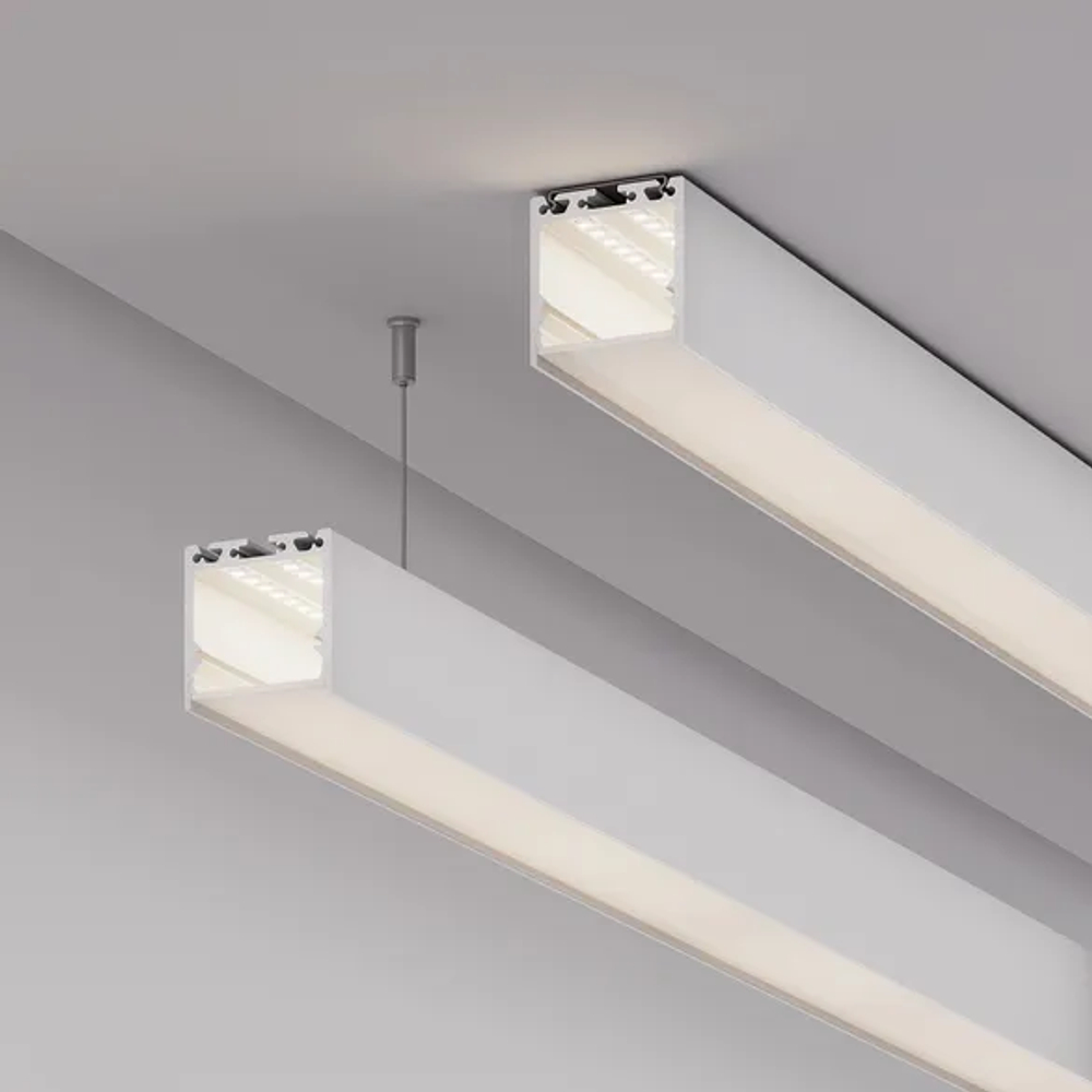 Профиль с экраном SL-LINE-3535-2500 WHITE+OPAL (Arlight, Алюминий) 036302