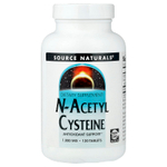 Source Naturals, N-ацетилцистеин, 1000 мг, 120 таблеток