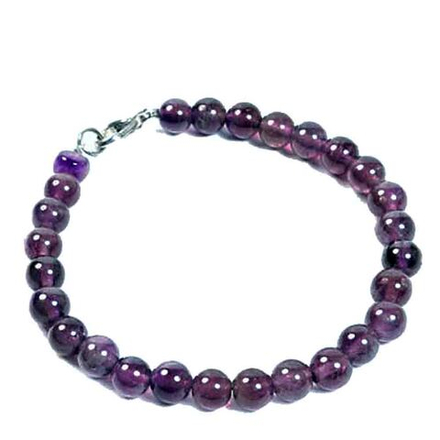 Браслет "Келли 6" аметист темный
