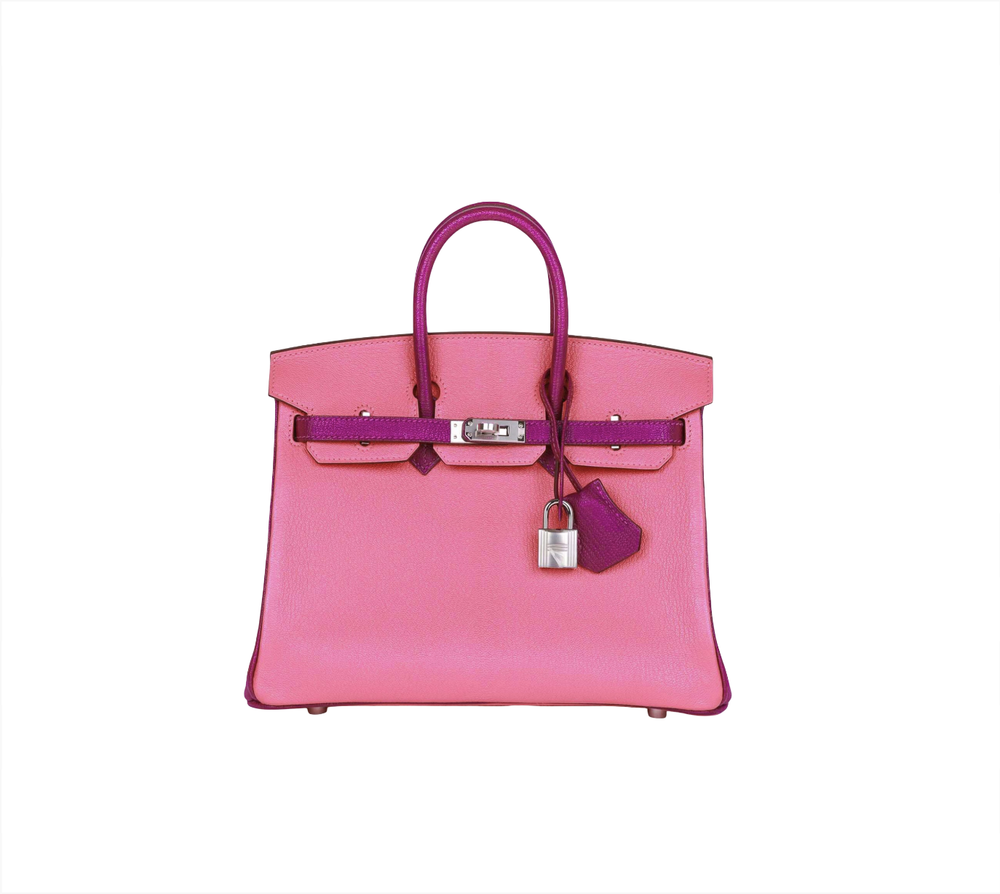 Сумка по специальному заказу с палладиевой фурнитурой Hermès Birkin 25 Special Order