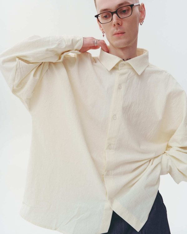 Рубашка Coconut Milk базовая белая - фото 7