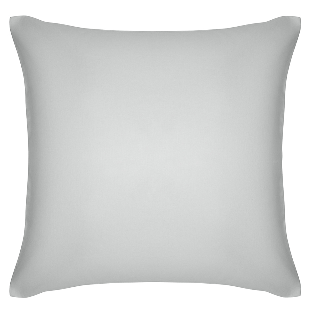 Набор из двух наволочек  из умягченного сатина серого цвета из коллекции essential, 70х70 см