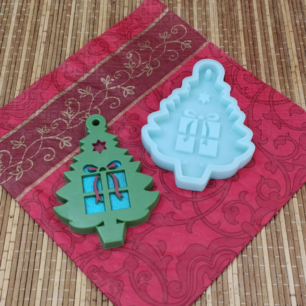 Молд Ёлочка с подарками