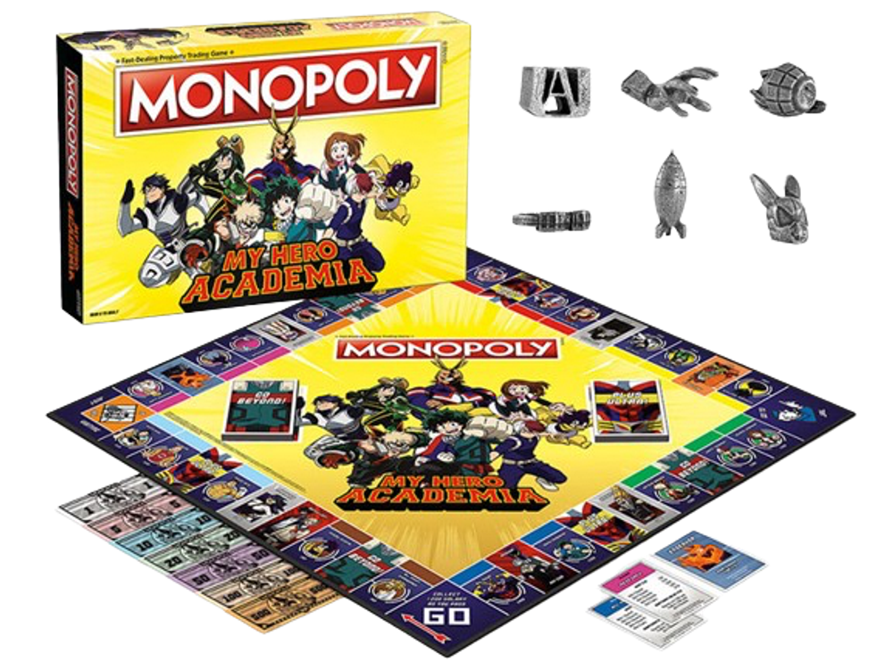 Игра Монополия My Hero Academia на английском языке